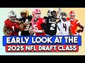 The Top 2025 NFL Draft Prospects in this NEVER TOO EARLY look at the QB, RB, WR, and TE Positions