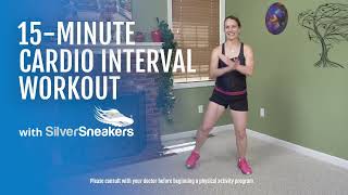 15-Minute Cardio Interval Workout | SilverSneakers