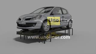 UnoLiner Systems - H10 Wheel Stand for Roll-Over Benches