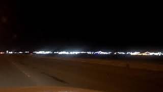 Kuwait (Al jahara) to Abdaly Kuwait Iraq border Night Out iPhone photography...