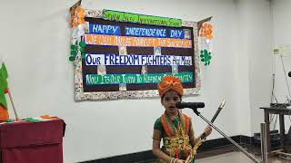 Role play of Velu Nachiyar - Freedom fighter by Ms.Sia Walzade grade 1 Orchid