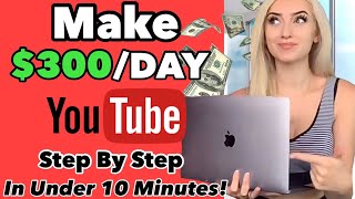 How To Make Money On YouTube Without Making Videos | EASY Side Hustle