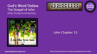 John Chapter 15: Bible Study Commentary