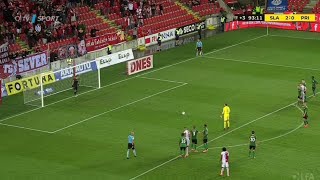 Ondřej Kolář gól penalta/ Slavia-Příbram