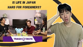 MATOKA reacts to Trash Taste talking about Living in Japan as a Foreigner