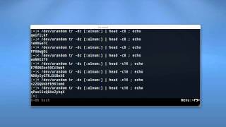 Generate a random string in linux