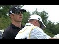 Morgan Hoffmann sticks his tee shot to within 3 feet on No. 5 at HP Byron Nelson