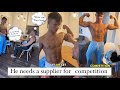 I sponsored 18 y.o bodybuilder for his competition @dennisdillonnko