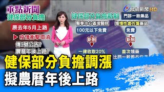 健保部分負擔調漲  擬農曆年後上路【重點新聞】-20230108