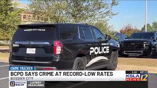 Crime in Bossier City down in 2025 in all major categories, except rape