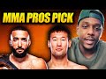 MMA Pros Pick ✅ Belal Muhammad vs. Shavkat Rakhmonov - Part 1 👊 UFC 310