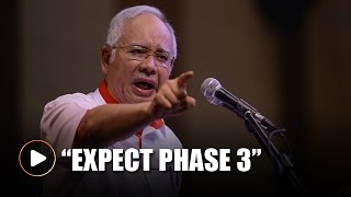 Najib warns nation of pair out to split nation