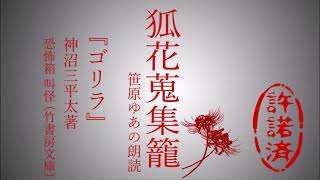 笹原ゆあの朗読 「ゴリラ」 神沼三平太著 恐怖箱 叫怪（竹書房文庫）より。