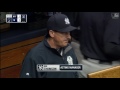 nyy@tb thomson filling in for girardi as manager