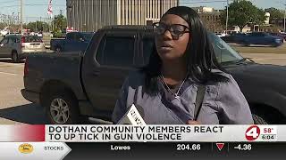 Dothan community members react to uptick in gun violence