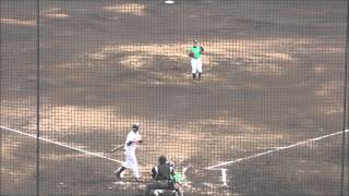 2014-05-08巨人芳川庸、２球で追い込まれるもそこから四球を勝ち取る。