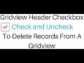 javascript select check or uncheck all records in a gridview header