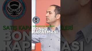 Bonus Satış Kapatma Tekniği: Satışlarınızı Arttırmanın Gizli Silahı #shorts #closing