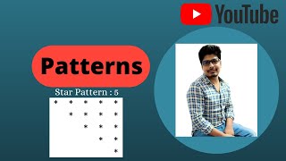 Pattern - 5 Solution Video | Java Foundation Course | Star Pattern Solution | | Pattern Printing