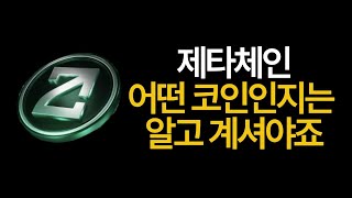 제타체인 어떤 코인인지는 알고 계셔야죠