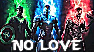 NO LOVE - Captain America, Thor and IronMan EDIT⚡️// HACKER 😈