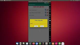 [Android] Build App Note Demo with SQLite Database