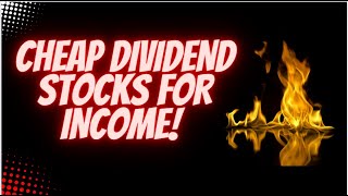 Cheap Stocks to Buy for Income Investing I Dividend Portfolio and High Yield Dividend Stocks