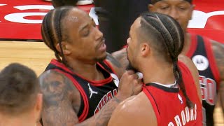 Dillon Brooks & DeMar DeRozan Both Ejected After Getting Into Scuffle
