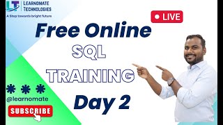 [ Day 2 ] SQL Training | Learnomate Technologies