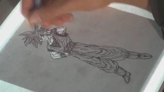How To Draw Goku From Dragon Ball Z By UndiciEleven ~~~Dragon Ball Z | UndiciEleven  | Art