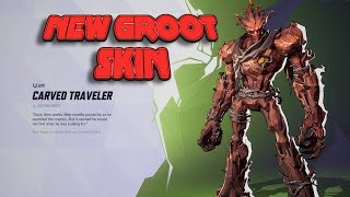 HOW TO UNLOCK NEW GROOT SKIN (CARVED TRAVELLER)