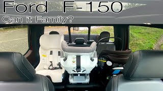 Can it Family? How well does Clek Child seats fit in the Ford F-150