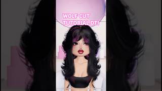 WOLF CUT TUTORIAL DRESS TO IMPRESS #hair #dresstoimpress #shorts #dti #roblox #cute #wolfcut #fypシ゚