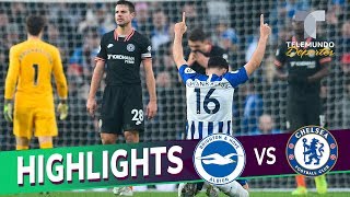 Brighton vs. Chelsea: 1-1 Goals & Highlights | Premier League | Telemundo Deportes