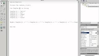 Visual Basic (VB) Tutorial - 5.2 - Arrays [TutorialGenius.com]