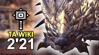 〖MHW:IB〗Hammer vs. Gold Rathian | 2'21\