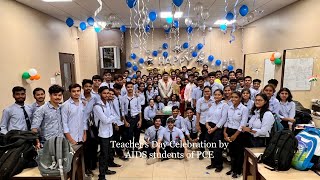 Teacher’s Day Celebration by AIDS students at PCE, Nagpur