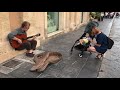 glen hansard busking in noto sicily and singing