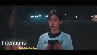 Intentions - Justin Bieber Feat. Quavo | [ Honey Nway Oo Edit ]Myanmar Subtitle | Asethetic Lyrics