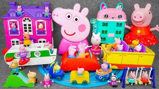 99 Minutes Satisfying with Unboxing Cute Peppa Pig Giant House Toys Collection ASMR | Review Toys