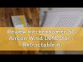 Review kitchenhomer SG Aircon Wind Deflector - Retractable Air Conditioner Shield Anti-Blowing Cover