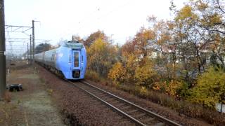 キハ283系特急スーパーおおぞら 南千歳駅到着 Limited Express \