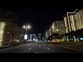 4K | Dubai | The Palm Jumeirah | Night Drive | UAE