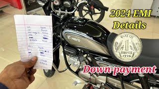 सिर्फ 1 रुपये में Hero Splendor Plus Bs6 2024 Model Bike Price Detail | Down Payment 💰 Loan Details🔥