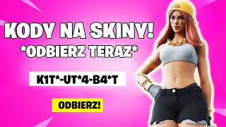 ODBIERZ 4 KODY NA SKINY W FORTNITE *NOWE - JAK ODEBRAĆ!*