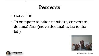 General Knowledge Test - Math Bootcamp - Competency 1 - Skill 1 - Percents
