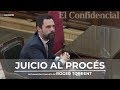 Roger Torrent, declaración completa en el juicio del procés