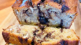 Banana Cinnamon Swirl Bread