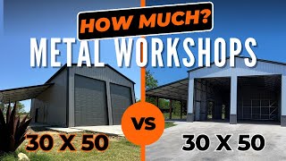 Metal Building Cost Comparison: 30x50 Metal Buildings in Midlothian Texas | WolfSteel Buildings