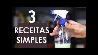 3 receitas simples de limpeza para tentar em casa